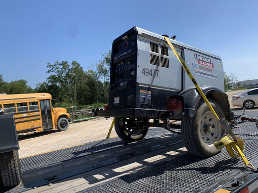 2019 Lincoln Electric Vantage 322 Ready-Pak 3, Two Wheel Trailer, Fender and Light Kit, Cable Rack