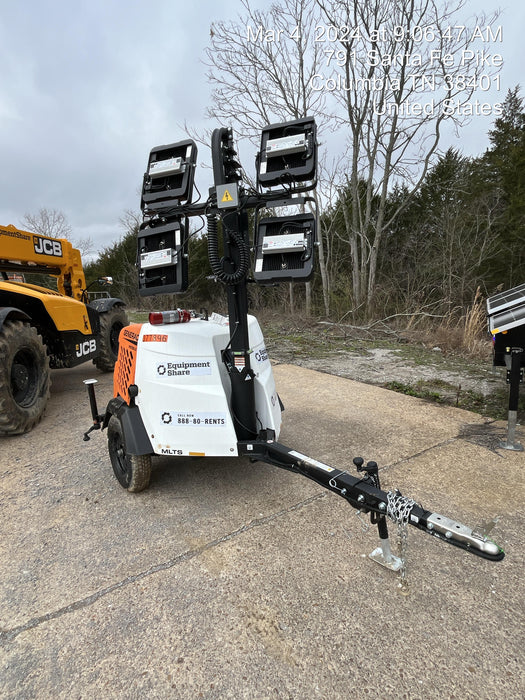 2023 Generac MLT2 Diesel, Flex Switch 120V Input, Powerzone Controller, 
(4) 320W LED Lights, 4kW Generator, 39.9 Gal Fuel Tank, 2" Ball, T3