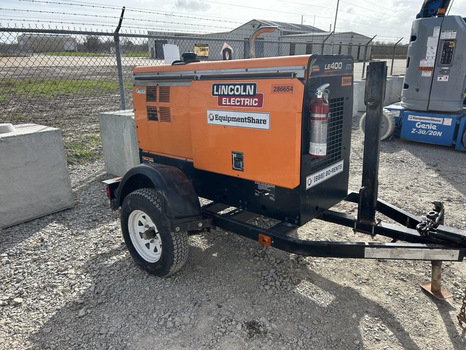 2022 Lincoln Electric LE400 Kubota V1505, Trlr, Cable Rack, Light Kit, ES Decals, T3