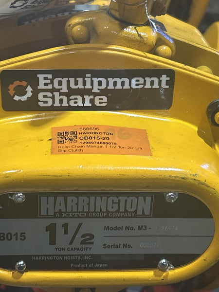 2025 HARRINGTON CB015-20
