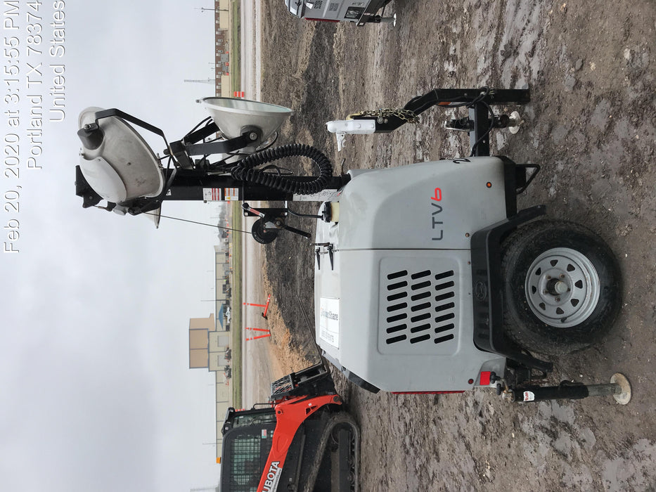 2019 Wacker Neuson LTV6L-MH Wacker Neuson LTV6L Mobile Light Tower w/Fuel Level Sensor Installed