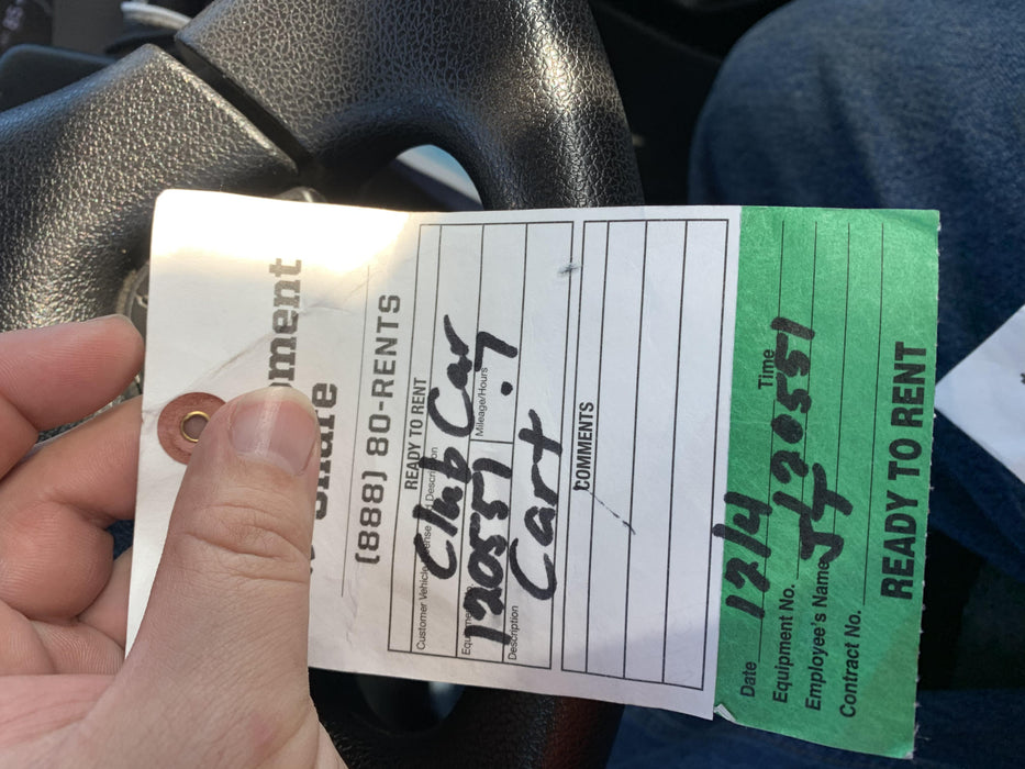 2021 Club Car CA1500D Canopy, 2-Seater, Diesel