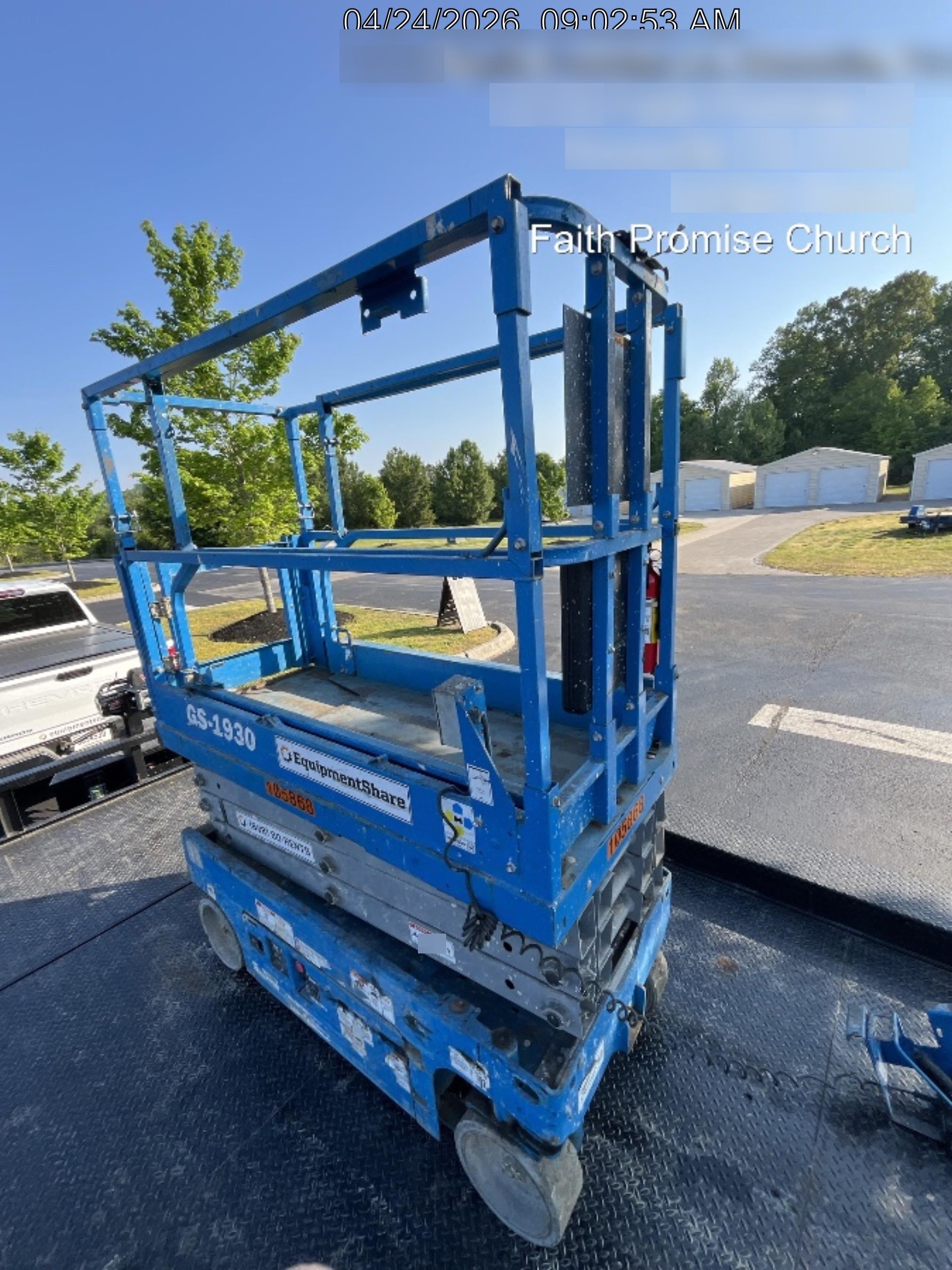 2020 Genie GS-1930 Solid Non Marking Tires, Beacon, Folding rails with half height swing gate