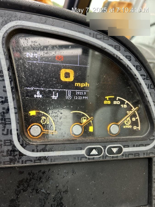 2019 JCB 510-56 74 HP, Beacon, Worklights, Aux Hydraulics, Solid Tires, 60" Carriage/Forks