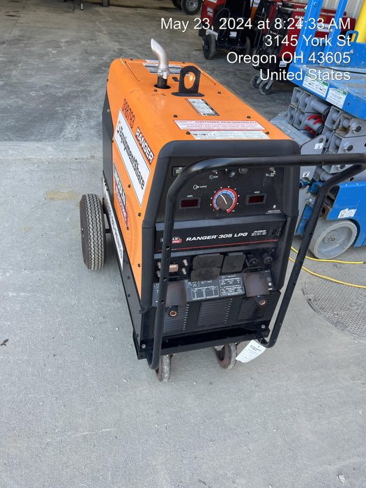 2024 Lincoln Electric Ranger 305 LPG Ranger 305 LPG, Undercarriage, Tank Holder & Strap, 10kw AC Gen, 25hp Kohler LPG Eng