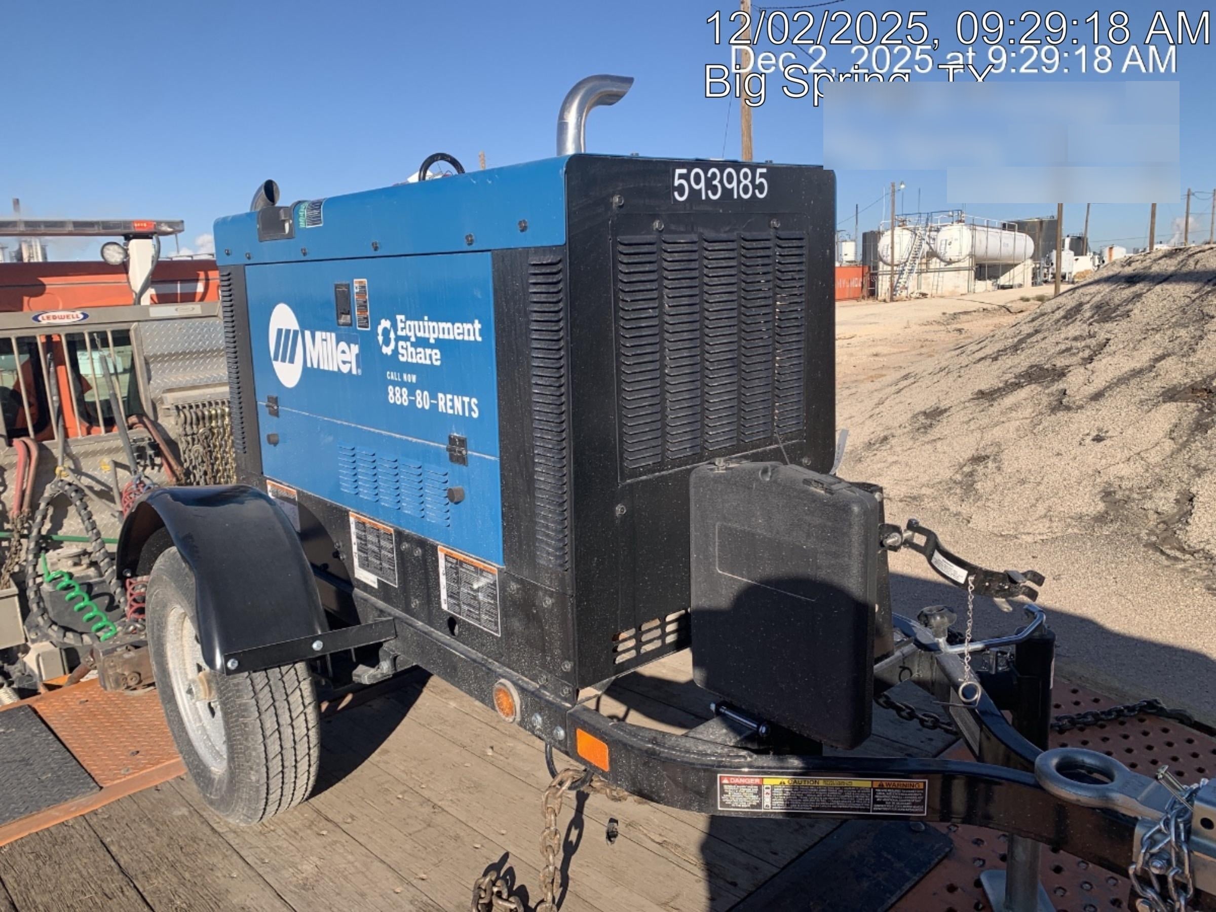 2025 MILLER ELECTRIC BIG BLUE 400