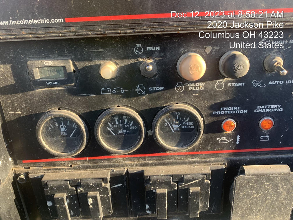 2021 Lincoln Electric Vantage 322 Vantage 322 Ready Pak 3 w/ Decals, ORANGE (includes trailer, cable rack, fender light kit) NO Telematics