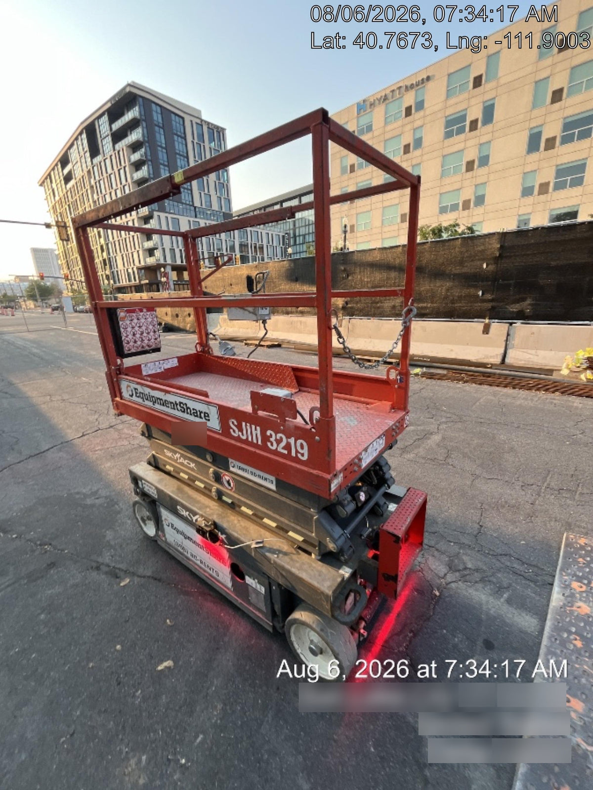 2019 Skyjack SJIII-3219 Standard Options