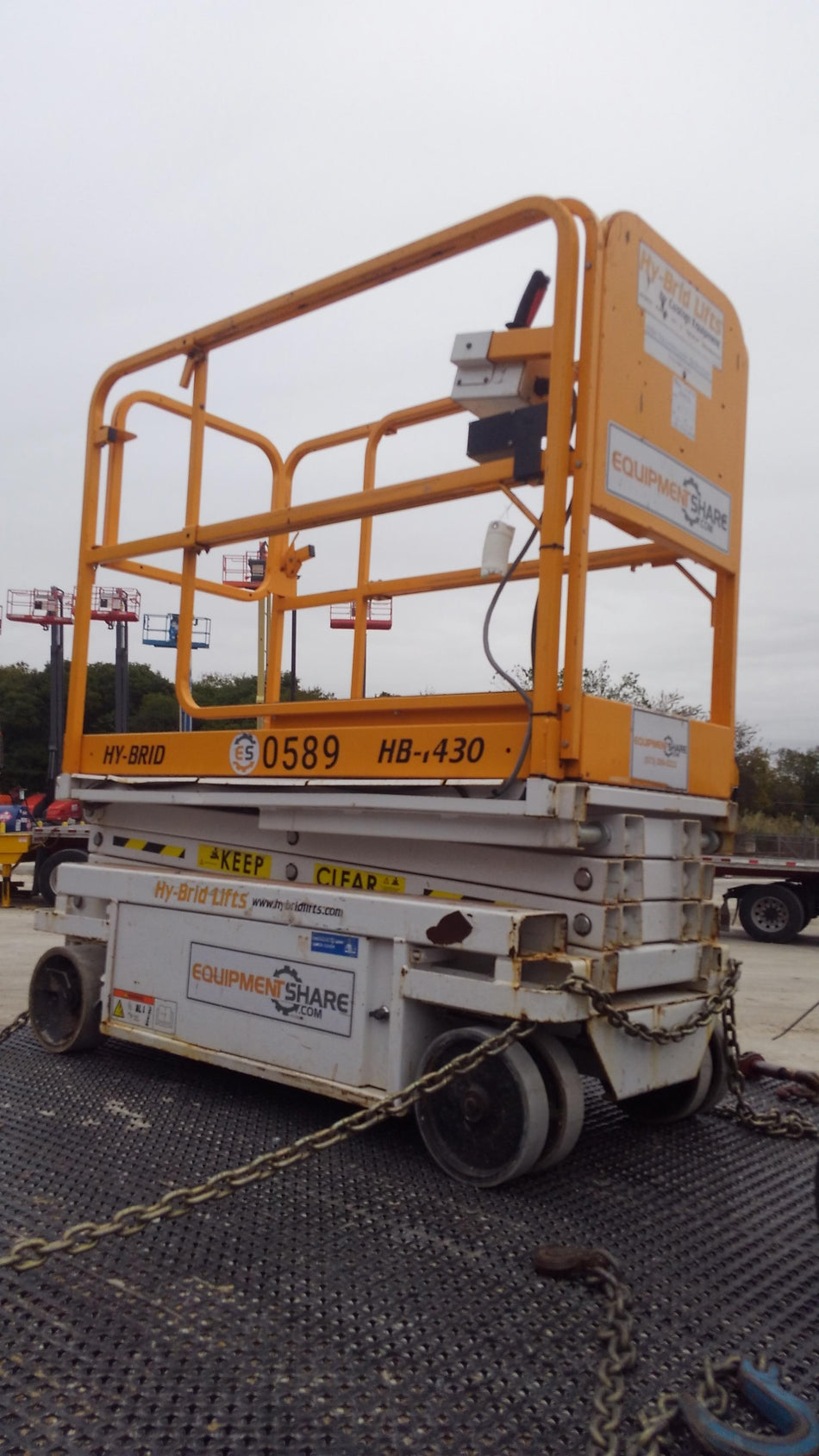 2015 Custom Equipment HB-1430 14' Scissor Lift