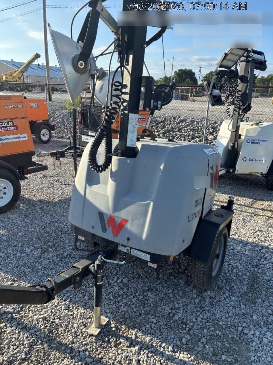 2019 Wacker Neuson LTV6L-MH Wacker Neuson LTV6L Mobile Light Tower w/Fuel Level Sensor Installed