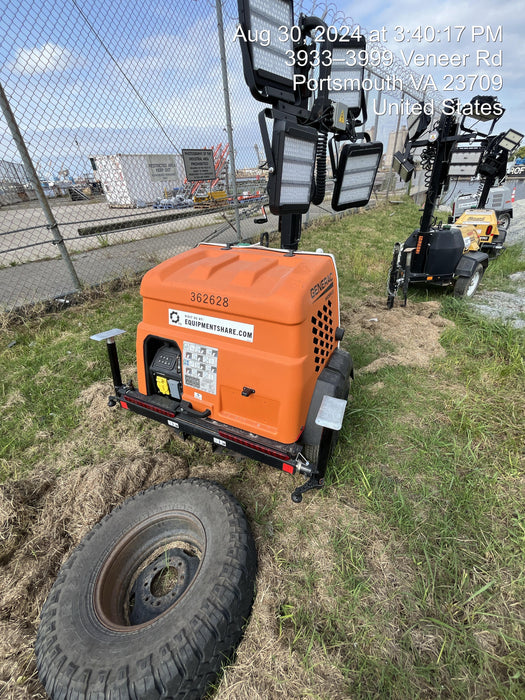 2023 Generac MLT2 Diesel, Flex Switch 120V Input, Powerzone Controller, 
(4) 320W LED Lights, 4kW Generator, 39.9 Gal Fuel Tank, 2" Ball, T3