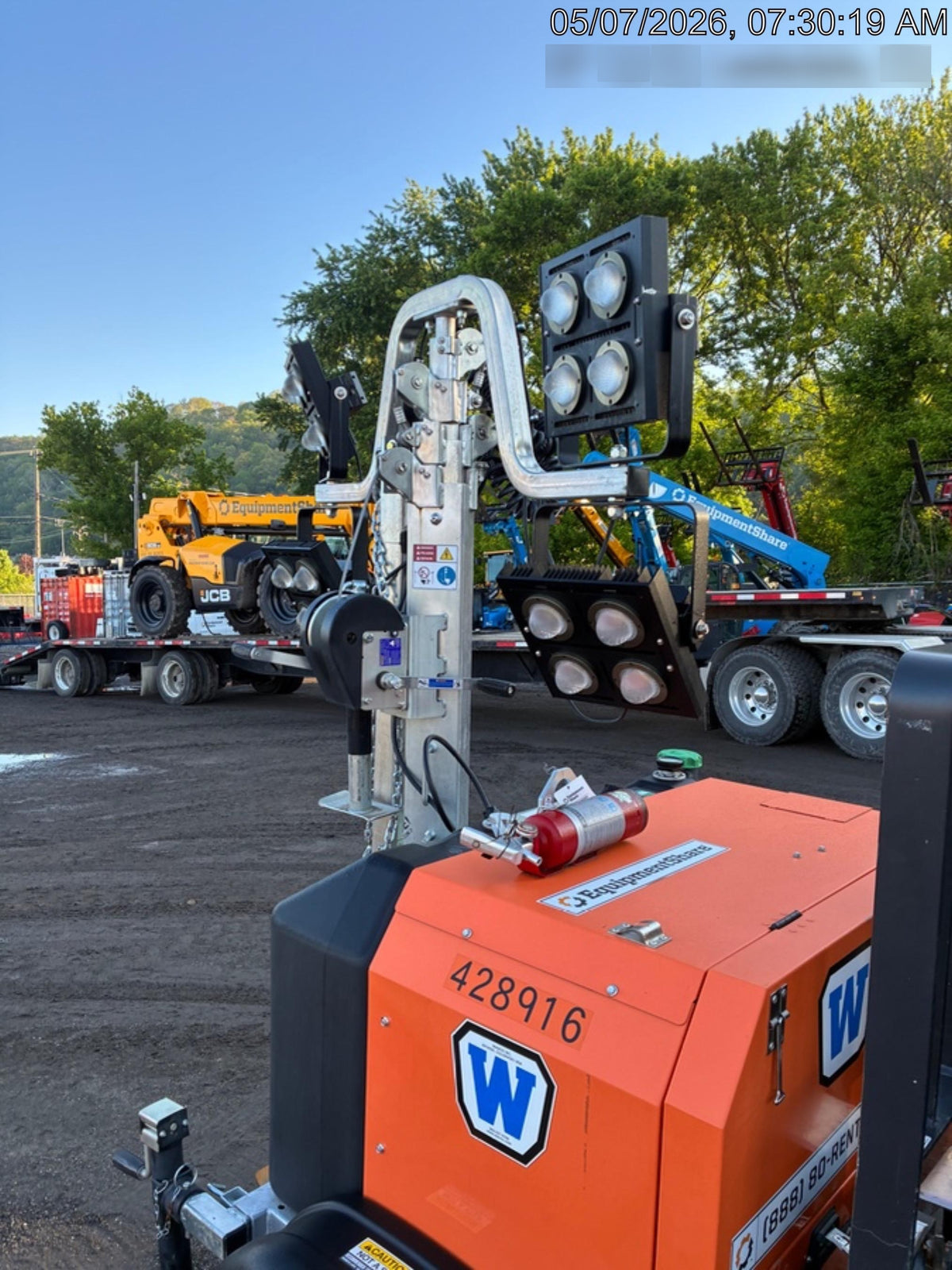2024 Wanco WLTT-4MM4K Diesel, Deep Sea Controller, Shore Power Plug, Auto Start, (4) 350W LED Floodlights, 4kW Generator, 60 Gal Fuel Tank, 2" Ball, T3