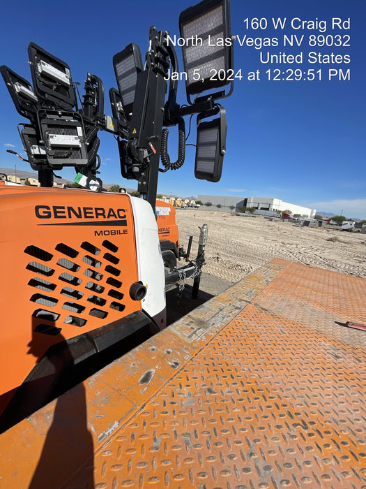 2023 Generac MLT2 Diesel, Flex Switch 120V Input, Powerzone Controller, 
(4) 320W LED Lights, 4kW Generator, 39.9 Gal Fuel Tank, 2" Ball, T3