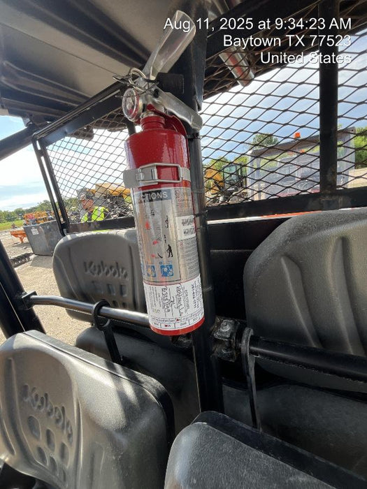 2022 Kubota RTV-X1140W-H Plastic Canopy, Windshield Acrylic Clear, LED Strobe Light, Wire Harness Kit, Back up Alarm