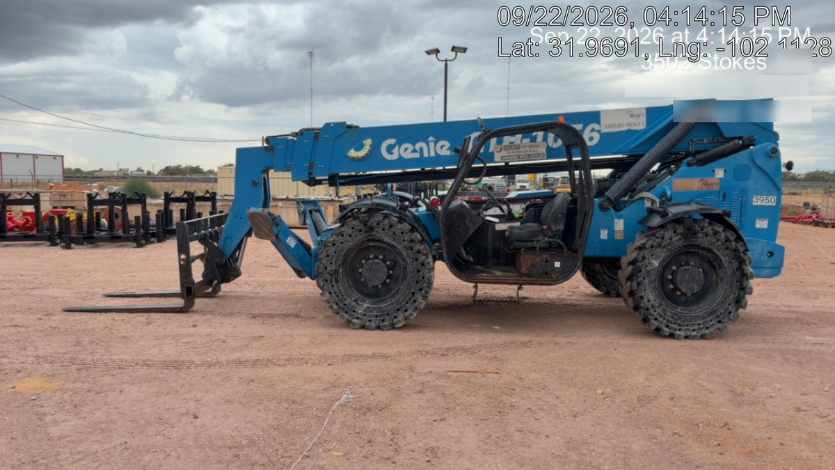 2017 Genie GTH-1056 Genie GTH1056, Solid Tires, 60" carriage, Light Kit, Open ROPS