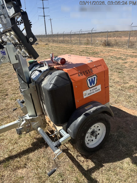 2024 Wanco WLTT-4MM4K Diesel, Deep Sea Controller, Shore Power Plug, Auto Start, (4) 350W LED Floodlights, 4kW Generator, 60 Gal Fuel Tank, 2" Ball, T3