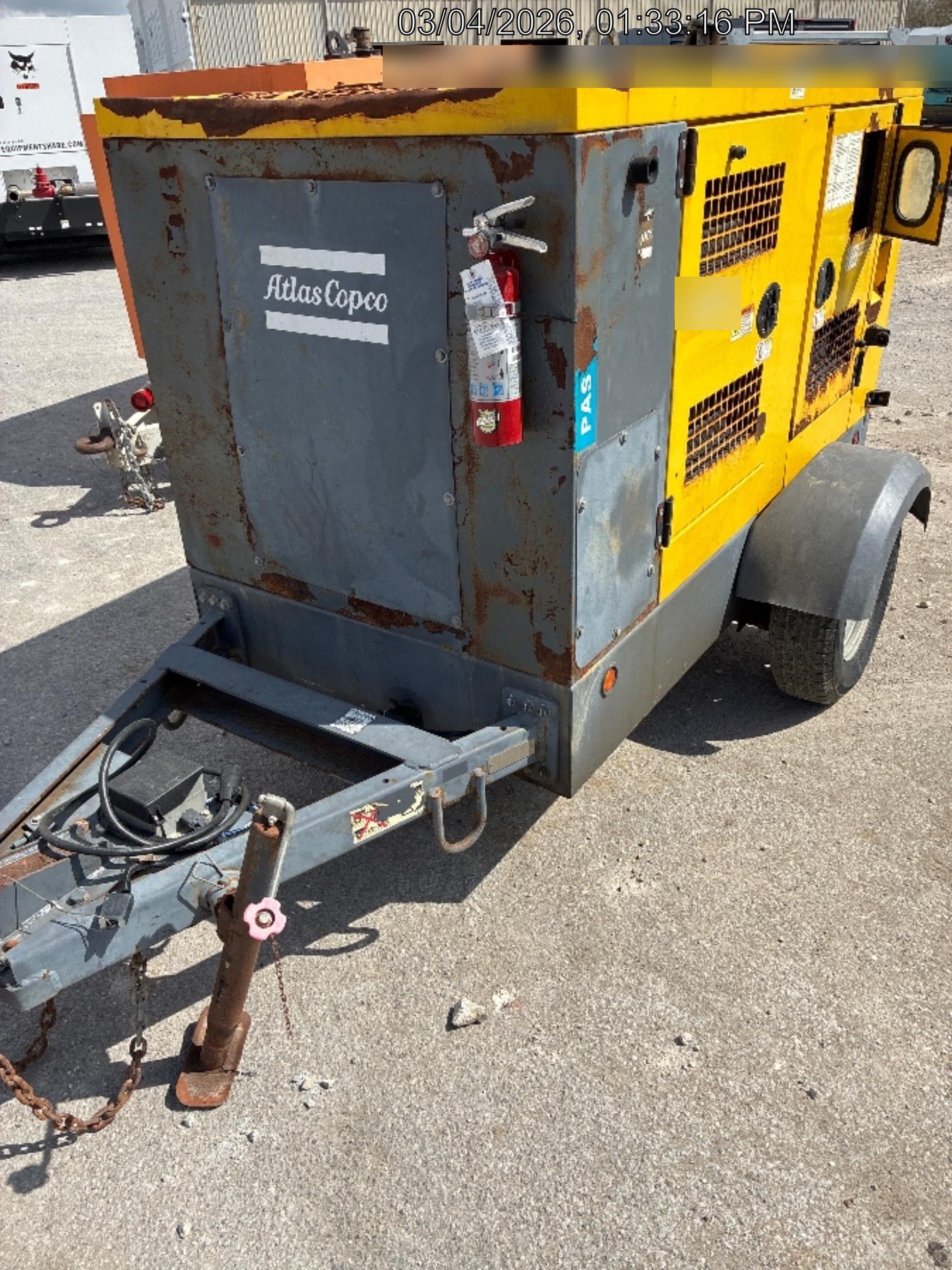 2020 ATLAS COPCO PAS 100 HF CS Enclosed