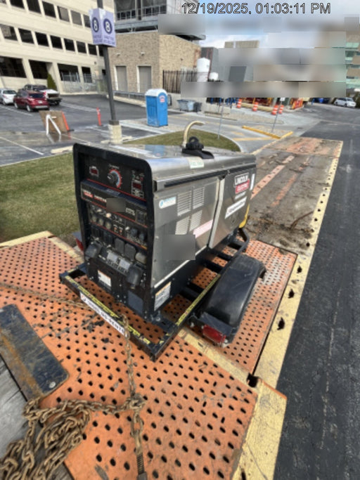 2019 Lincoln Electric Vantage 322 Ready-Pak 3, Two Wheel Trailer, Fender and Light Kit, Cable Rack