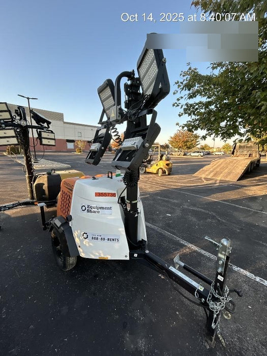 2023 Generac MLT2 Diesel, Flex Switch 120V Input, Powerzone Controller, 
(4) 320W LED Lights, 4kW Generator, 39.9 Gal Fuel Tank, 2" Ball, T3