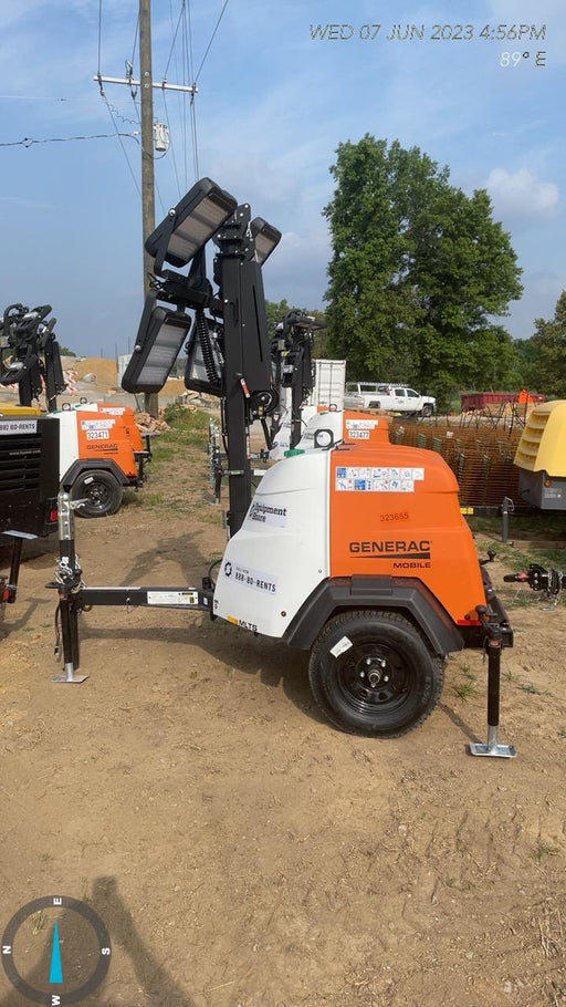 2023 Generac MLT2 Diesel, Flex Switch 120V Input, Powerzone Controller, (4) 320W LED Lights, 4kW Generator, 39.9 Gal Fuel Tank, 2" Ball, T3