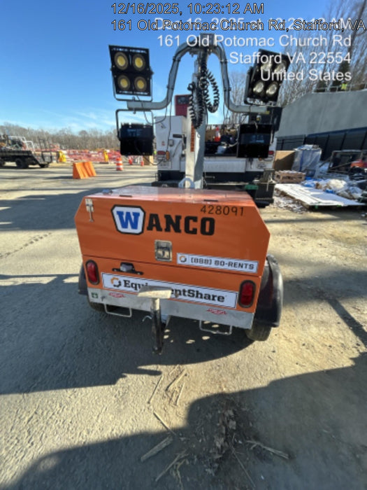 2024 Wanco WLTT-4MM4K Diesel, Deep Sea Controller, Shore Power Plug, Auto Start, (4) 350W LED Floodlights, 4kW Generator, 60 Gal Fuel Tank, 2" Ball, T3