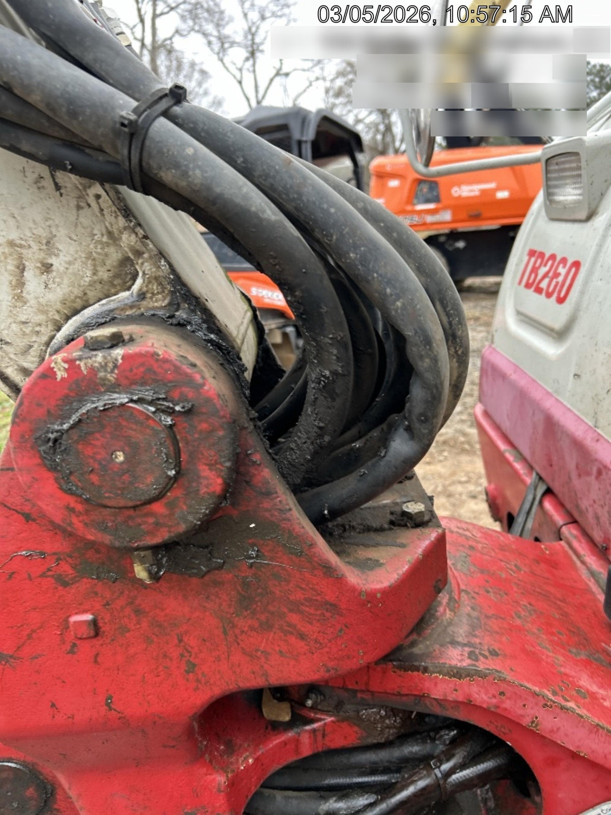 2019 Takeuchi TB260 Canopy, Standard Blade, Auxiliary hydraulics Manual QC, Hydraulic thumb, 12" ,18", 24" Bucket