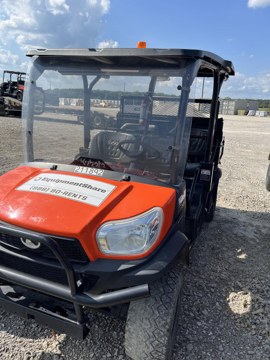 2022 Kubota RTV-X1140W-H Plastic Canopy, Windshield Acrylic Clear, LED Strobe Light, Wire Harness Kit, Back up Alarm