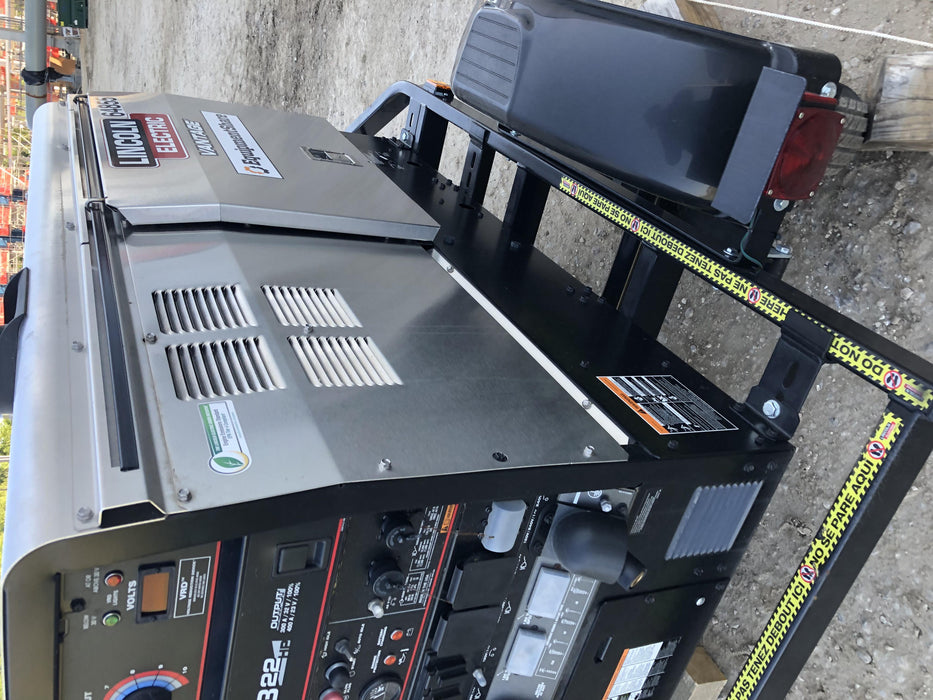 2020 Lincoln Electric Vantage 322 Welder Ready-Pak 3, w/ GPS & Decals (includes trailer, cable rack, fender light kit)