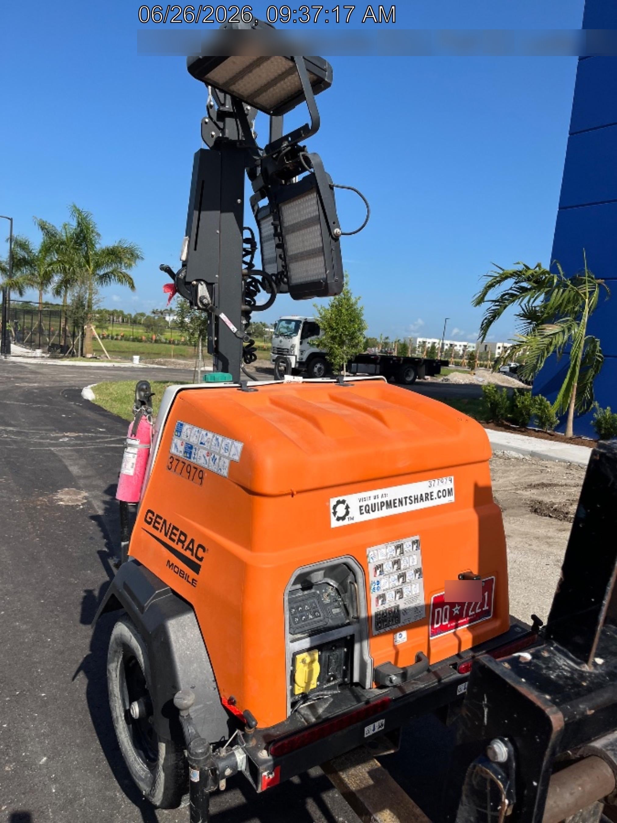 2023 Generac MLT2 Diesel, Flex Switch 120V Input, Powerzone Controller, 
(4) 320W LED Lights, 4kW Generator, 39.9 Gal Fuel Tank, 2" Ball, T3