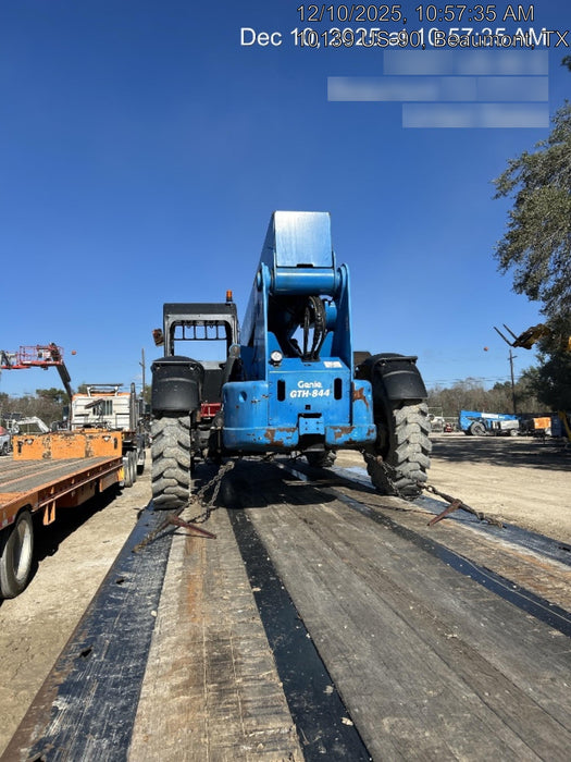 2018 Genie GTH-844 Genie GTH-844 w/ROPS, Work Lights, Solid Tires, RH Cab Mesh, Beacon, 60" Carriage and Forks
