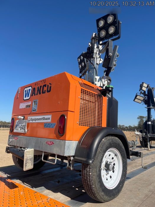 2024 Wanco WLTT-4MM4K Diesel, Deep Sea Controller, Shore Power Plug, Auto Start, (4) 350W LED Floodlights, 4kW Generator, 60 Gal Fuel Tank, 2" Ball, T3