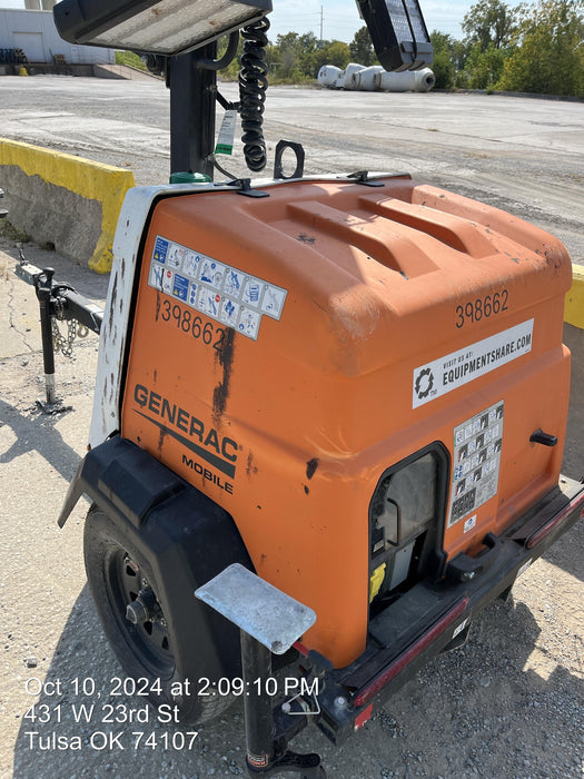 2024 Generac MLT2 Diesel, Flex Switch 120V Input, Powerzone Controller, 
(4) 320W LED Lights, 4kW Generator, 39.9 Gal Fuel Tank, 2" Ball, T3