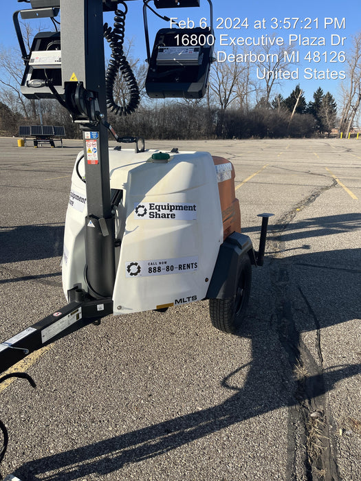 2023 Generac MLT2 Diesel, Flex Switch 120V Input, Powerzone Controller, (4) 320W LED Lights, 4kW Generator, 39.9 Gal Fuel Tank, 2" Ball, T3