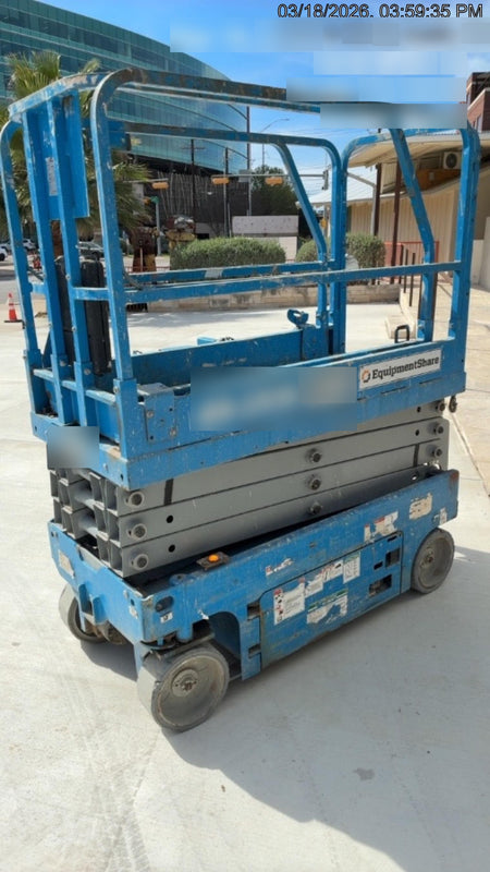 2019 Genie GS-1930 Fixed rails with chain Entry