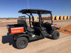 2022 Kubota RTV-X1140W-H Plastic Canopy, Windshield Acrylic Clear, LED Strobe Light, Wire Harness Kit, Back up Alarm