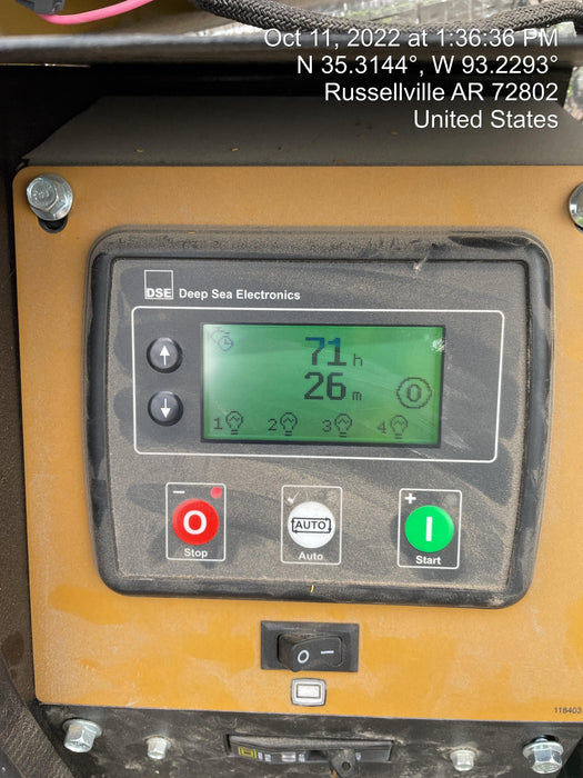 2022 Allmand NLV3GR (4) LED Light Fixture 350W, 23' Vertical Mast, 3kW Prime, Towable, Deep Sea L401, Leveling Jacks, Yanmar T4F 5.8hp