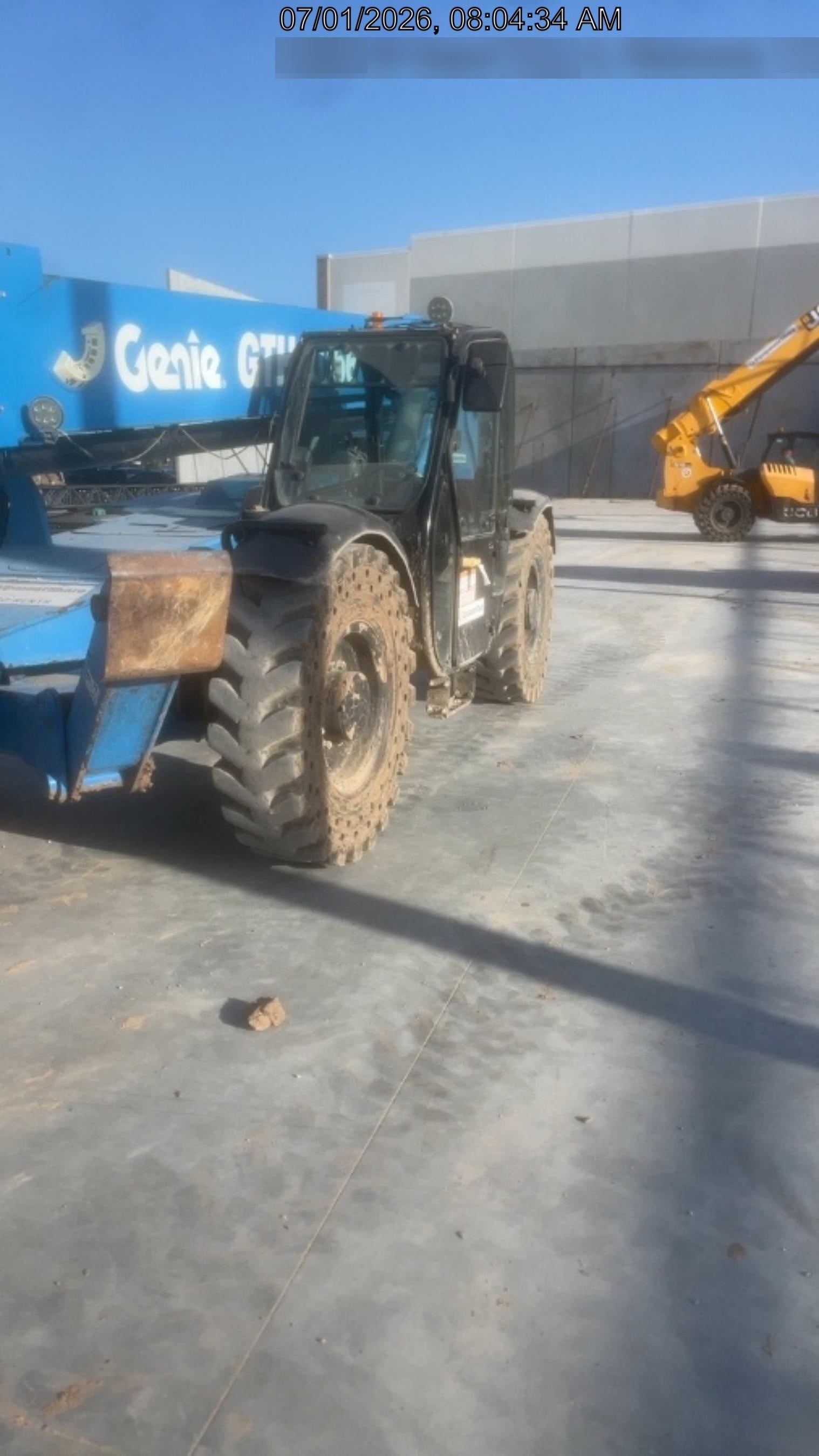 2019 Genie GTH-1056 Genie GTH-1056 w/CAB, Solid Tires, Work Lights, 60" carriage/forks, cab mesh, beacon