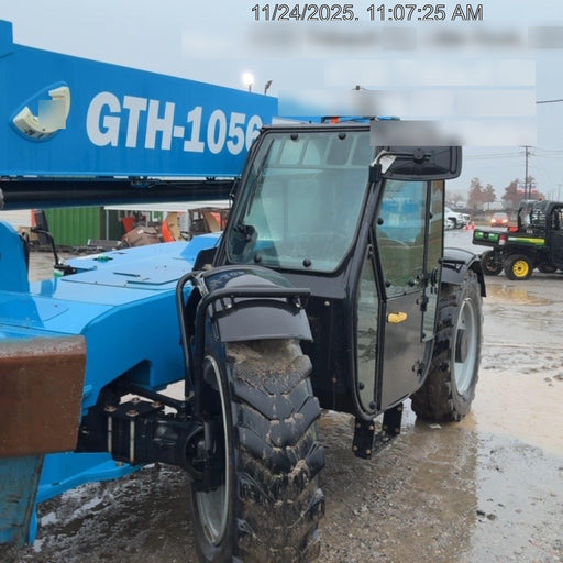 2019 Genie GTH-1056 Cab/Heat/AC, FF Tires, LED Work Lights, Beacon 60" QA Carriage, 60" Forks