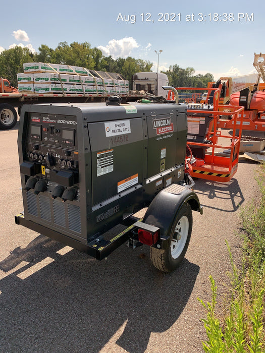 2021 Lincoln Electric Dual Maverick 200/200X Ready Pak 3 (includes trailer, cable rack, fender light kit)