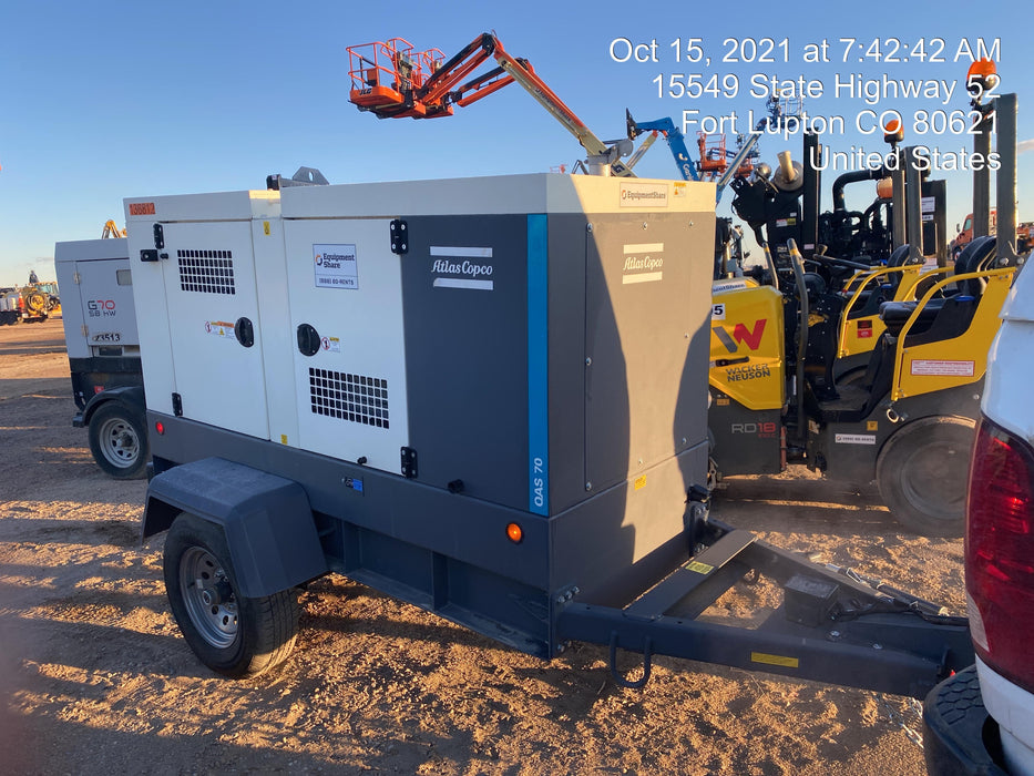 2021 ATLAS COPCO QAS 70
