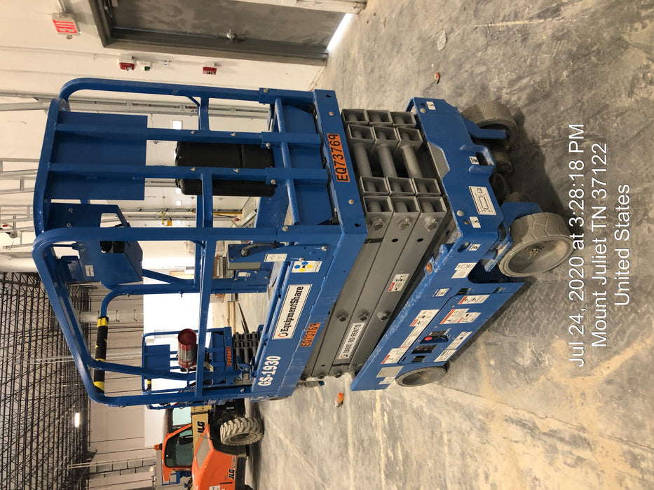 2020 Genie GS-1930 Fixed rails with chain entry gate - Pre A92.20