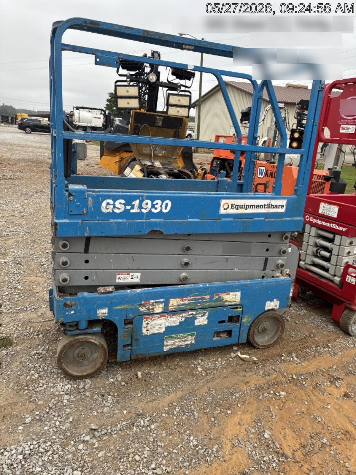 2019 Genie GS-1930 Fixed rails with chain Entry