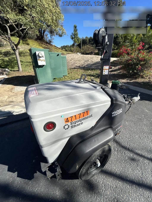 2024 Wacker Neuson LTT4 Diesel, Kohler KDW702, Deep Sea Controller, Auto Start, LED 320W, Bypass Outlet, T3