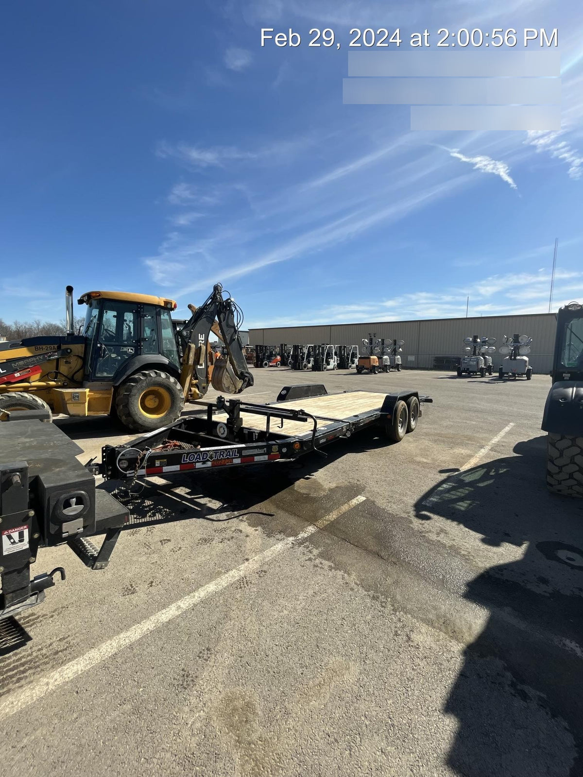 2022 LOADTRAIL Tilt-Deck Rental Trailer