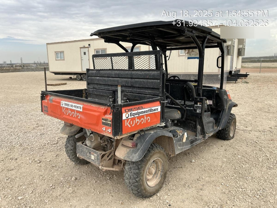 2022 Kubota RTV-X1140W-H Plastic Canopy, Windshield Acrylic Clear, LED Strobe Light, Wire Harness Kit, Back up Alarm