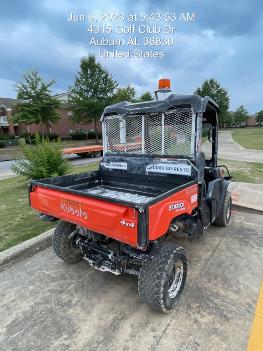 2020 Kubota RTV-XG850WL-H 4wd Utility Cart, 4 Seat,Gas, LED Strobe, Windshield Tempered Glass, Plastic Canopy, Wire Harness Kit, Backup Alarm