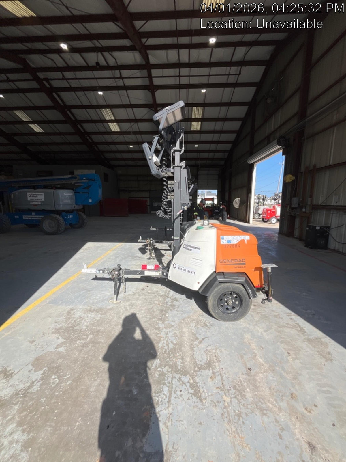 2023 Generac MLT2 Diesel, Flex Switch 120V Input, Powerzone Controller, 
(4) 320W LED Lights, 4kW Generator, 39.9 Gal Fuel Tank, 2" Ball, T3