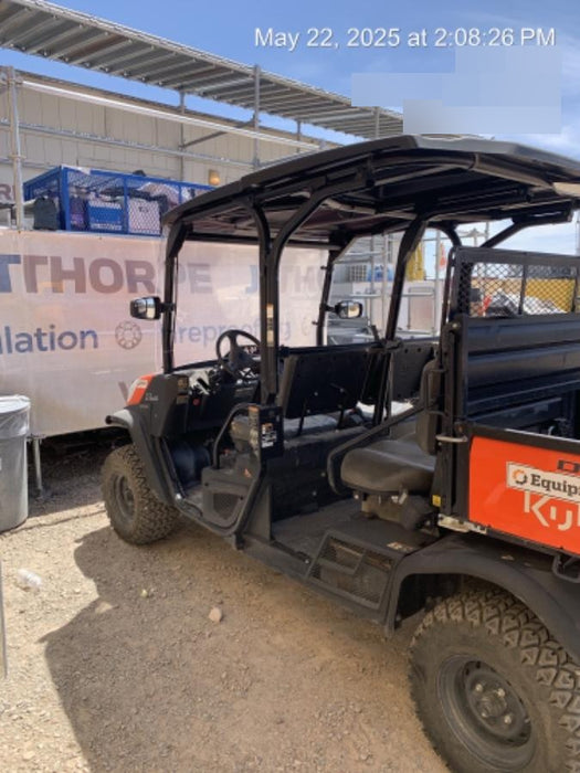 2022 Kubota RTV-X1140W-H Plastic Canopy, Windshield Acrylic Clear, LED Strobe Light, Wire Harness Kit, Back up Alarm