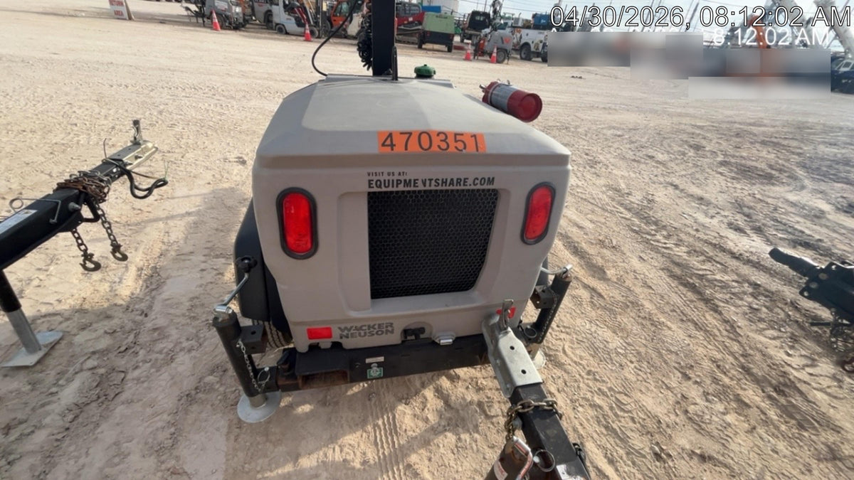 2024 Wacker Neuson LTT4 Diesel, Kohler KDW702, Deep Sea Controller, Auto Start, LED 320W, Bypass Outlet, T3