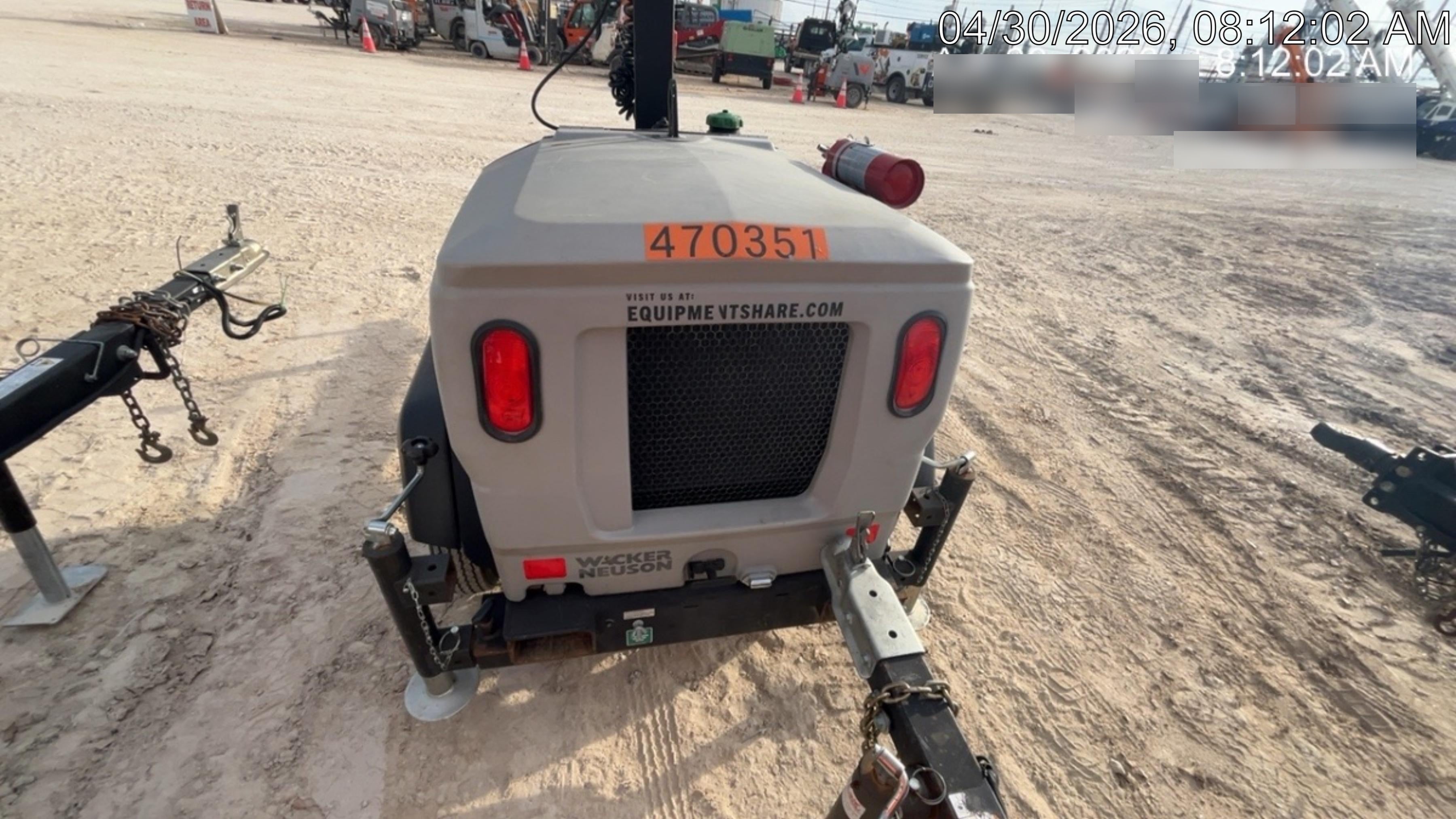 2024 Wacker Neuson LTT4 Diesel, Kohler KDW702, Deep Sea Controller, Auto Start, LED 320W, Bypass Outlet, T3